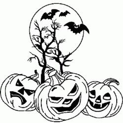Dessin à colorier: Halloween (Fêtes et Occasions spéciales) #55298 - Coloriages à Imprimer Gratuits