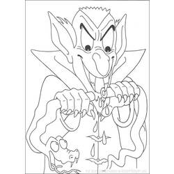 Dessin à colorier: Halloween (Fêtes et Occasions spéciales) #55303 - Coloriages à Imprimer Gratuits