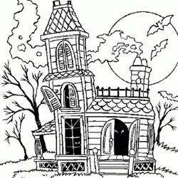 Dessin à colorier: Halloween (Fêtes et Occasions spéciales) #55309 - Coloriages à Imprimer Gratuits