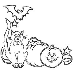 Dessin à colorier: Halloween (Fêtes et Occasions spéciales) #55324 - Coloriages à Imprimer Gratuits
