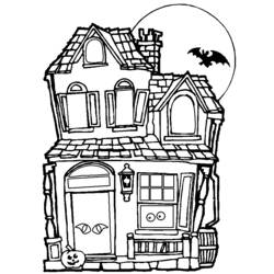 Dessin à colorier: Halloween (Fêtes et Occasions spéciales) #55327 - Coloriages à Imprimer Gratuits