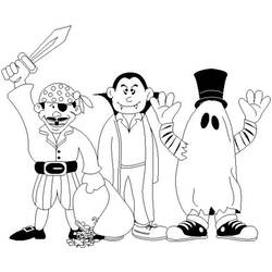 Dessin à colorier: Halloween (Fêtes et Occasions spéciales) #55338 - Coloriages à Imprimer Gratuits