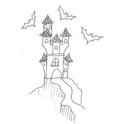 Dessin à colorier: Halloween (Fêtes et Occasions spéciales) #55392 - Coloriages à Imprimer Gratuits