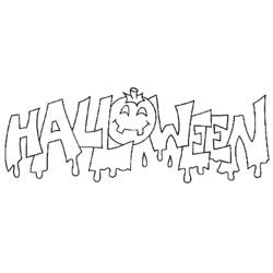 Dessin à colorier: Halloween (Fêtes et Occasions spéciales) #55397 - Coloriages à imprimer