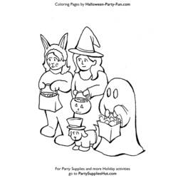 Dessin à colorier: Halloween (Fêtes et Occasions spéciales) #55404 - Coloriages à Imprimer Gratuits