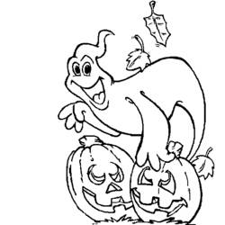 Dessin à colorier: Halloween (Fêtes et Occasions spéciales) #55428 - Coloriages à Imprimer Gratuits