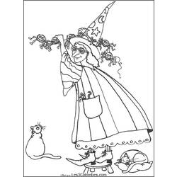 Dessin à colorier: Halloween (Fêtes et Occasions spéciales) #55433 - Coloriages à Imprimer Gratuits