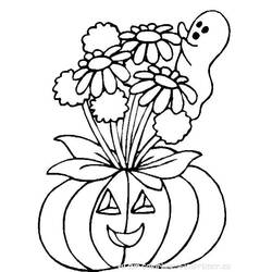 Dessin à colorier: Halloween (Fêtes et Occasions spéciales) #55443 - Coloriages à Imprimer Gratuits