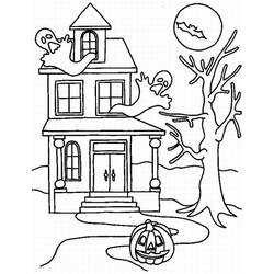 Dessin à colorier: Halloween (Fêtes et Occasions spéciales) #55451 - Coloriages à Imprimer Gratuits