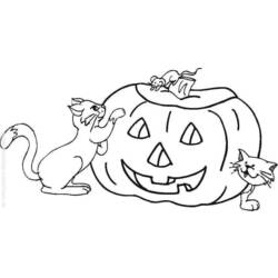 Dessin à colorier: Halloween (Fêtes et Occasions spéciales) #55485 - Coloriages à imprimer