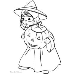 Dessin à colorier: Halloween (Fêtes et Occasions spéciales) #55492 - Coloriages à Imprimer Gratuits