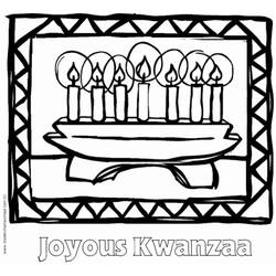 Dessin à colorier: Kwanzaa (Fêtes et Occasions spéciales) #60408 - Coloriages à Imprimer Gratuits