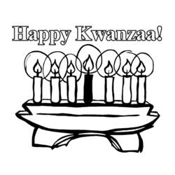Dessin à colorier: Kwanzaa (Fêtes et Occasions spéciales) #60426 - Coloriages à imprimer
