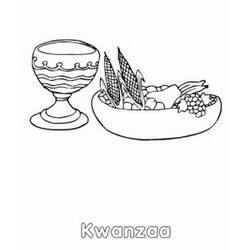 Dessin à colorier: Kwanzaa (Fêtes et Occasions spéciales) #60510 - Coloriages à Imprimer Gratuits