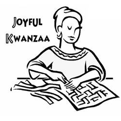 Dessin à colorier: Kwanzaa (Fêtes et Occasions spéciales) #60579 - Coloriages à imprimer