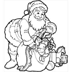 Dessin à colorier: Noël (Fêtes et Occasions spéciales) #54751 - Coloriages à Imprimer Gratuits