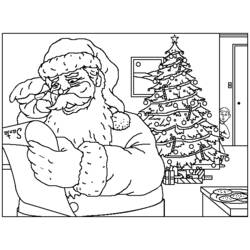 Dessin à colorier: Noël (Fêtes et Occasions spéciales) #54799 - Coloriages à Imprimer Gratuits