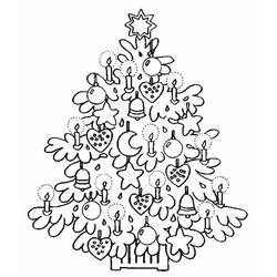Dessin à colorier: Noël (Fêtes et Occasions spéciales) #54945 - Coloriages à Imprimer Gratuits