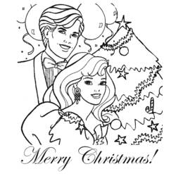 Dessin à colorier: Noël (Fêtes et Occasions spéciales) #54955 - Coloriages à Imprimer Gratuits