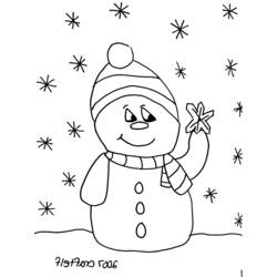 Dessin à colorier: Noël (Fêtes et Occasions spéciales) #55020 - Coloriages à Imprimer Gratuits