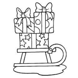 Dessin à colorier: Noël (Fêtes et Occasions spéciales) #55040 - Coloriages à Imprimer Gratuits