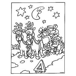 Dessin à colorier: Noël (Fêtes et Occasions spéciales) #55074 - Coloriages à Imprimer Gratuits