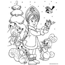 Dessin à colorier: Noël (Fêtes et Occasions spéciales) #55085 - Coloriages à Imprimer Gratuits