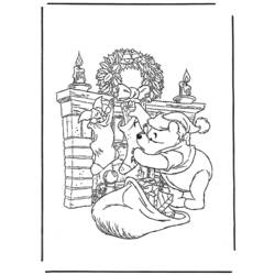 Dessin à colorier: Noël (Fêtes et Occasions spéciales) #55088 - Coloriages à Imprimer Gratuits