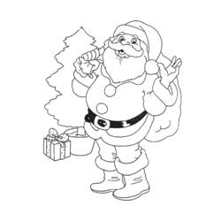 Dessin à colorier: Noël (Fêtes et Occasions spéciales) #55109 - Coloriages à Imprimer Gratuits