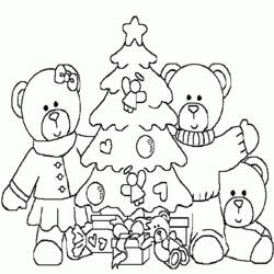 Dessin à colorier: Noël (Fêtes et Occasions spéciales) #55127 - Coloriages à Imprimer Gratuits