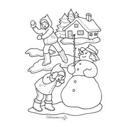 Dessin à colorier: Noël (Fêtes et Occasions spéciales) #55134 - Coloriages à Imprimer Gratuits