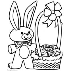 Dessin à colorier: Pâques (Fêtes et Occasions spéciales) #54350 - Coloriages à Imprimer Gratuits