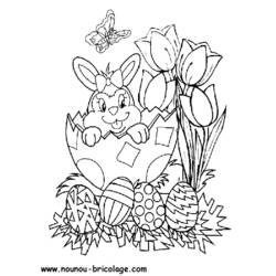 Dessin à colorier: Pâques (Fêtes et Occasions spéciales) #54460 - Coloriages à Imprimer Gratuits