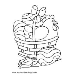 Dessin à colorier: Pâques (Fêtes et Occasions spéciales) #54516 - Coloriages à Imprimer Gratuits
