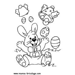 Dessin à colorier: Pâques (Fêtes et Occasions spéciales) #54566 - Coloriages à Imprimer Gratuits