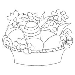 Dessin à colorier: Pâques (Fêtes et Occasions spéciales) #54567 - Coloriages à Imprimer Gratuits
