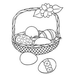 Dessin à colorier: Pâques (Fêtes et Occasions spéciales) #54592 - Coloriages à Imprimer Gratuits