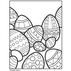 Dessin à colorier: Pâques (Fêtes et Occasions spéciales) #54683 - Coloriages à Imprimer Gratuits