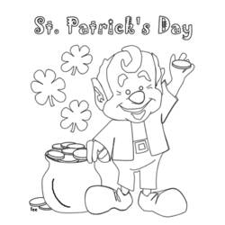 Dessin à colorier: Saint Patrick (Fêtes et Occasions spéciales) #57974 - Coloriages à Imprimer Gratuits