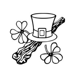 Dessin à colorier: Saint Patrick (Fêtes et Occasions spéciales) #58011 - Coloriages à Imprimer Gratuits