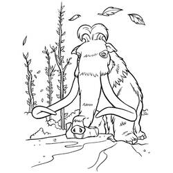 Coloriage Âge de Glace (Films d'Animation) #205556 à imprimer et colorier