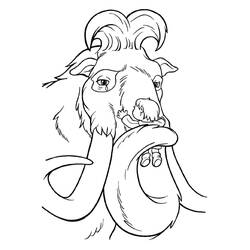 Coloriage Âge de Glace (Films d'Animation) #205558 à imprimer et colorier