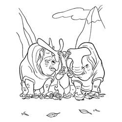 Coloriage Âge de Glace (Films d'Animation) #205562 à imprimer et colorier