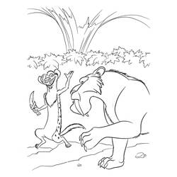 Coloriage Âge de Glace (Films d'Animation) #205565 à imprimer et colorier