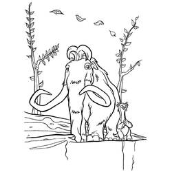 Coloriage Âge de Glace (Films d'Animation) #205570 à imprimer et colorier