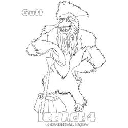 Coloriage Âge de Glace (Films d'Animation) #205580 à imprimer et colorier