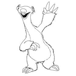 Coloriage Âge de Glace (Films d'Animation) #205584 à imprimer et colorier