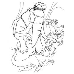 Coloriage Âge de Glace (Films d'Animation) #205587 à imprimer et colorier