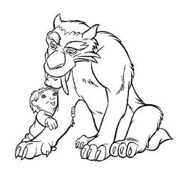 Coloriage Âge de Glace (Films d'Animation) #205593 à imprimer et colorier