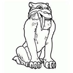 Coloriage Âge de Glace (Films d'Animation) #205594 à imprimer et colorier